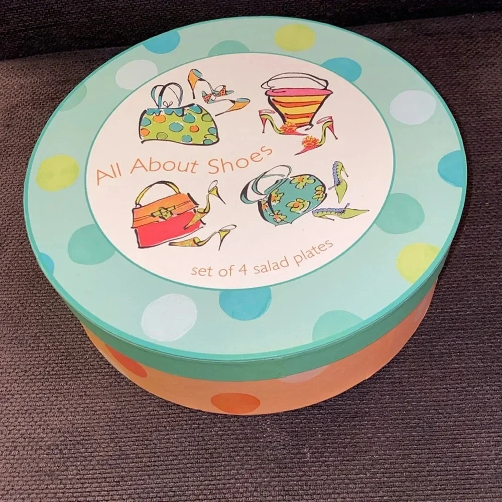 NWT Shoes & Handbags Plates NEW in Gift Box
